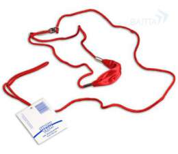SHOW TECH шелковая ринговка с подкладкой под шею красная