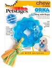 Petstages игрушка для собак Mini "ОРКА кольцо с канатом" диаметр 8 см маленькая