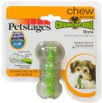 Petstages игрушка для собак "Хрустящая косточка" резиновая 8 см очень маленькая